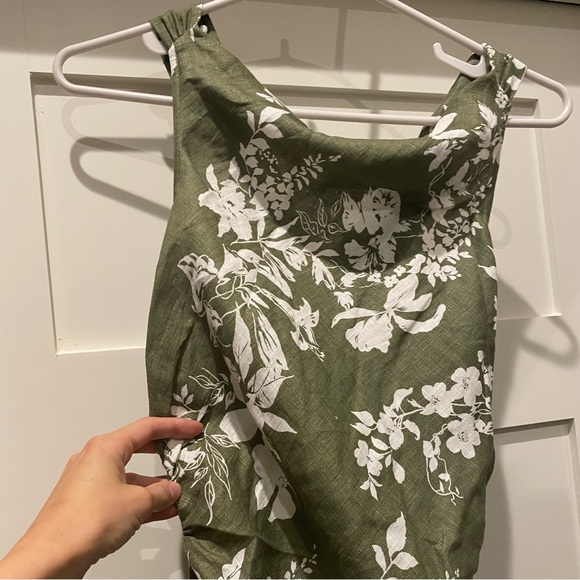 Cassette Linen Dress in Willow - Picture 5 of 8